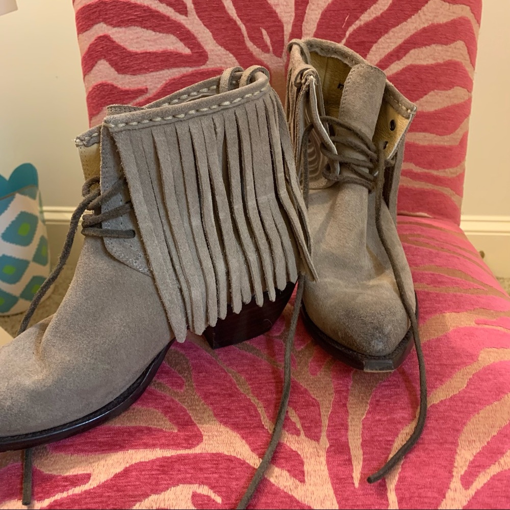Leather Frye Booties